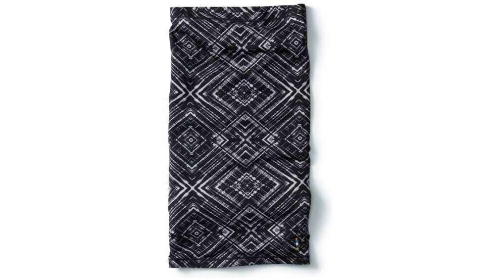 Smartwool Merino 150 Printed Neck Gaiter-Unisex, Black, Unisex Medium, SW018043001-1FM