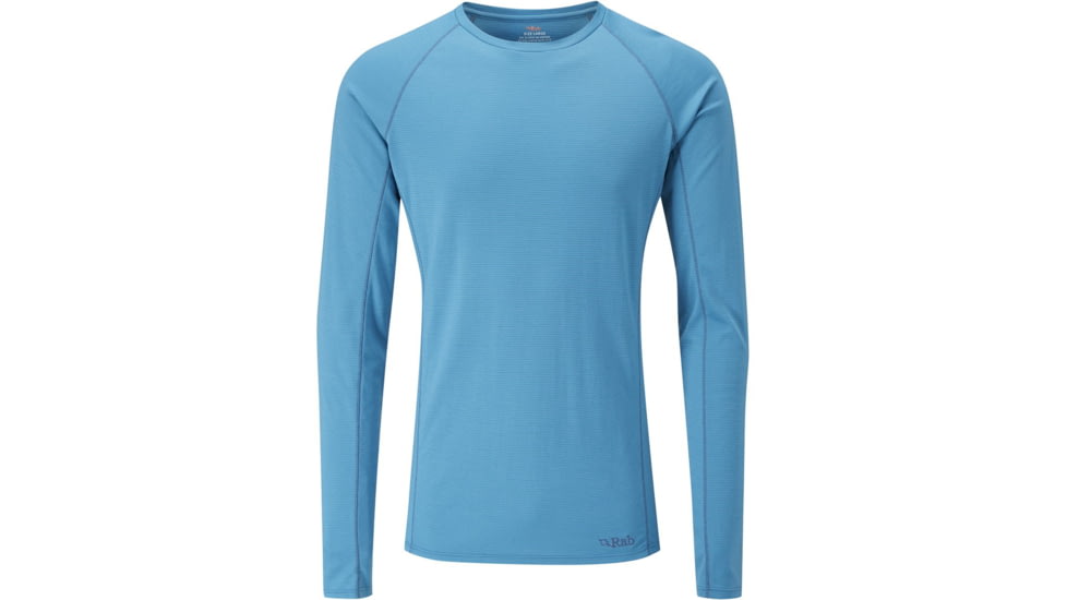 Merino+ 160 Long Sleeve Crew - Men's-Stripe Amazon-Large