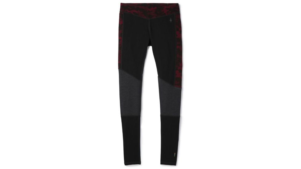 Smartwool Merino 250 Asym Bottom-Women's, Black-Tibetan Red, Extra Large, SW015096A62-XL