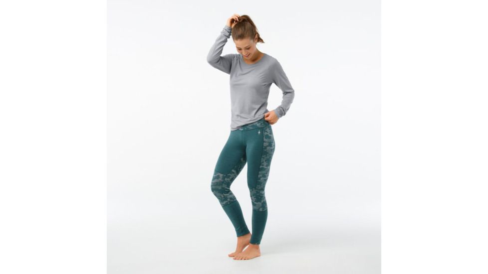 Smartwool Merino 250 Asym Bottom-Women's, Mediterranean Green, Medium, SW015096A19-M