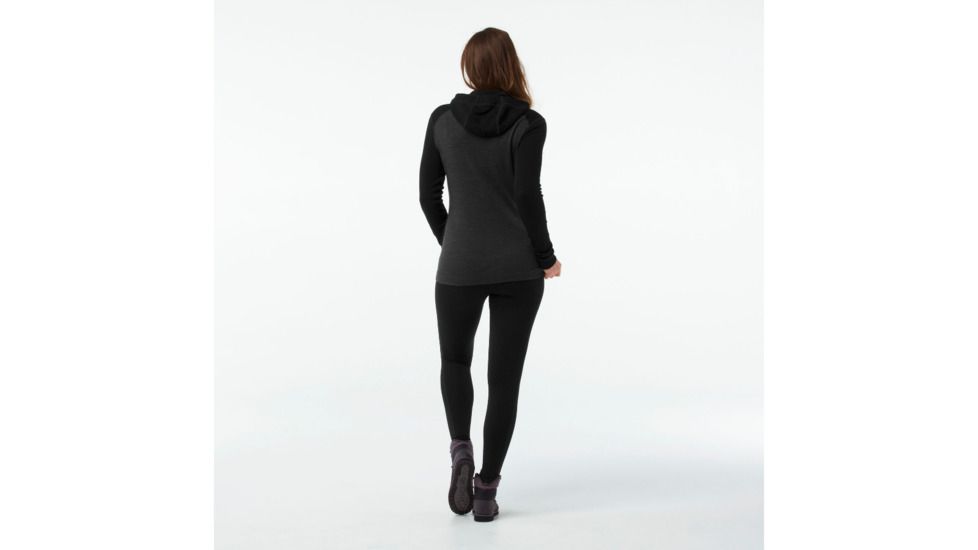 Smartwool Merino 250 Baselayer 1/2 Zip Hoody-Women's, Charcoal, Extra Large, SW015094003-XL