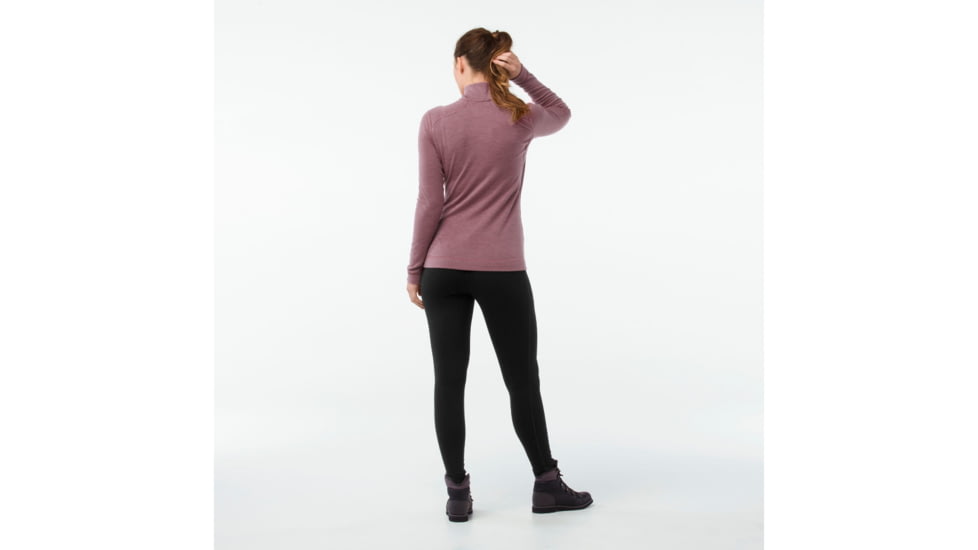 Smartwool Merino 250 Baselayer 1/4 Zip-Women's, Nostalgia Rose H, Extra Large, SW0NP221A12-XL