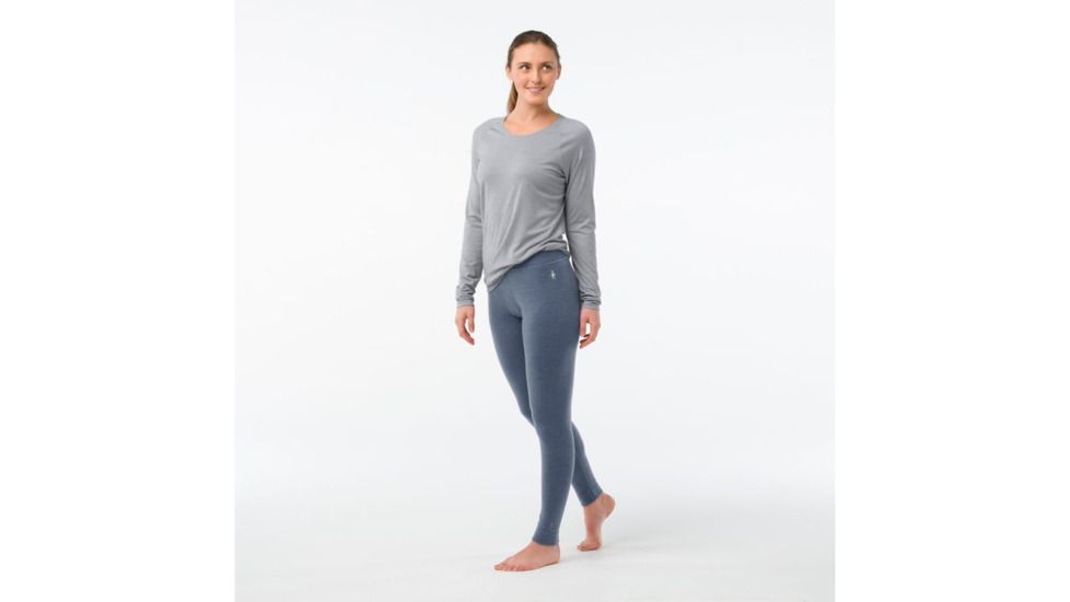 Smartwool Merino 250 Baselayer Bottom-Women's, Dark Blue Steel Heather, Small, SW0NP225352-S