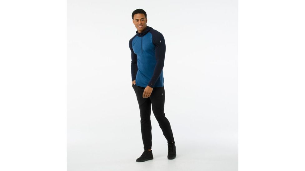 Smartwool Merino 250 Baselayer Hoody-Men's, Bright Cobalt H, Extra Large, SW016083A18-XXL