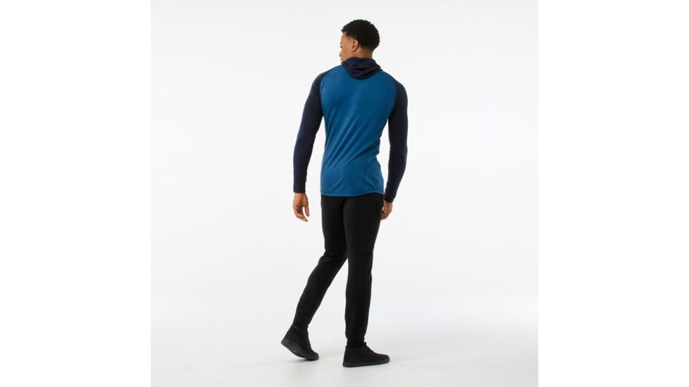 Smartwool Merino 250 Baselayer Hoody-Men's, Bright Cobalt H, Extra Large, SW016083A18-XXL