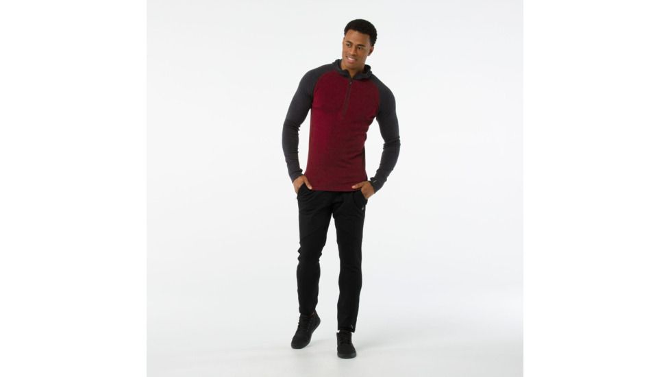 Smartwool Merino 250 Baselayer Hoody-Men's, Tibetan Red H, Extra Large, SW016083A14-XL