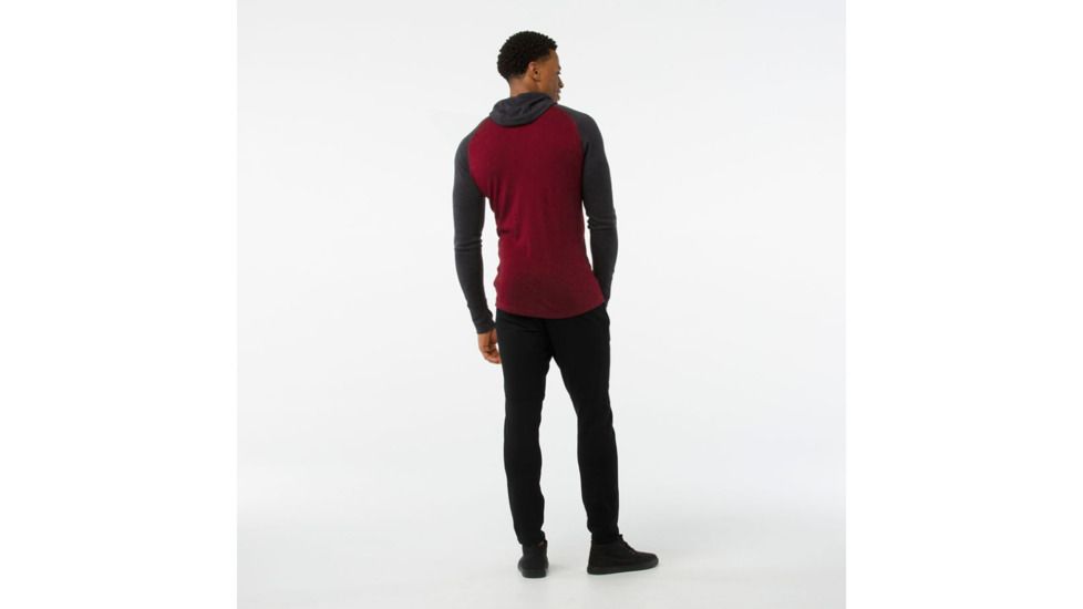 Smartwool Merino 250 Baselayer Hoody-Men's, Tibetan Red H, Extra Large, SW016083A14-XL