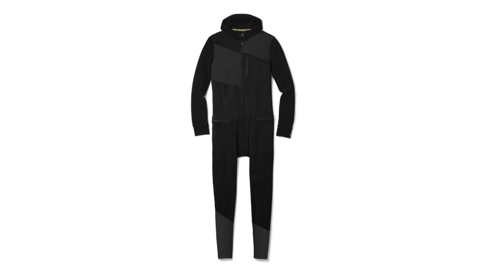 Smartwool Merino 250 Baselayer One Piece-Men's, Charcoal-Black, Medium, SW016900698-M