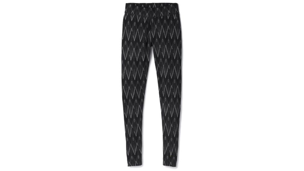 Smartwool Merino 250 Baselayer Pattern Bottom-Women's, Black-Charcoal H, Large, SW0NP207A41-L
