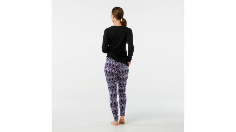 Smartwool Merino 250 Baselayer Pattern Bottom-Women's, Purple Mist, Extra Small, SW0NP207A26-XS