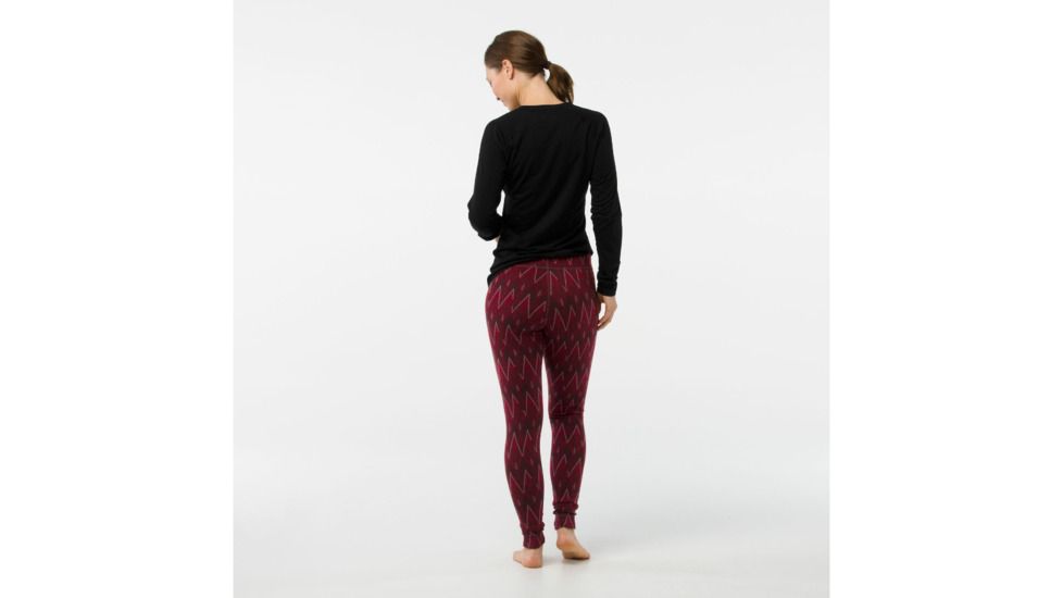 Smartwool Merino 250 Baselayer Pattern Bottom-Women's, Tibetan Red, Large, SW0NP207A25-L