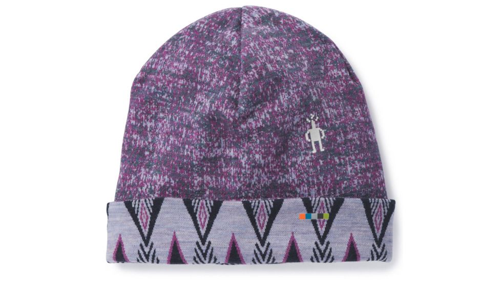 Smartwool Merino 250 Pattern Cuffed Beanie-Unisex, Dark Blue Steel, Unisex Medium, SW0SC181292-1FM