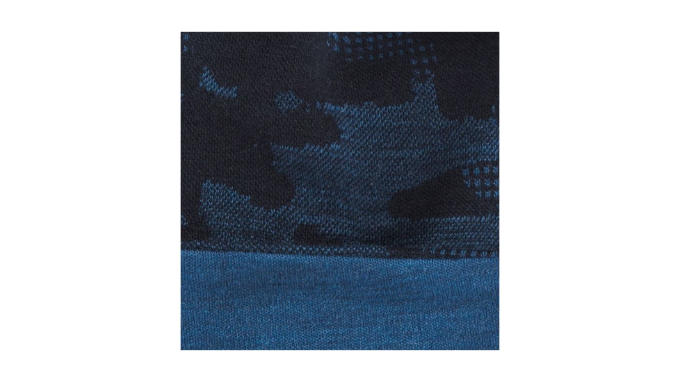 Smartwool Merino 250 Pattern Cuffed Beanie-Unisex, Deep Navy-Bright Cobalt, Unisex Medium, SW0SC181A40-1FM