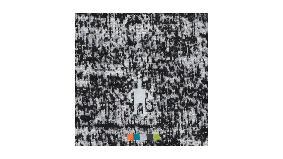 Smartwool Merino 250 Pattern Reversible Headband-Unisex, Black-Moonbeam Heather, Unisex Medium, SW0SC919A51-1FM