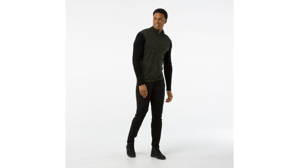 Smartwool Merino 250 Pullover-Men's, Olive-Black, Medium, SW016085A74-M