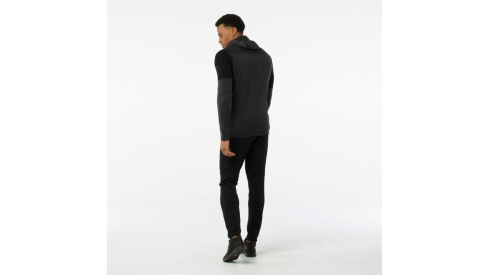 Smartwool Merino 250 Hoody Sport-Men's, Charcoal-Black, Large, SW016901698-L