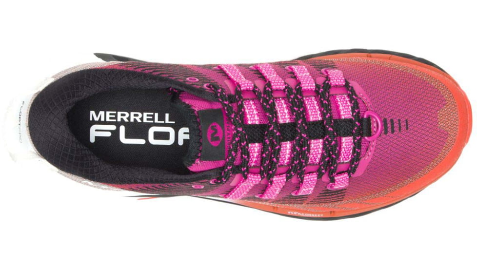 Merrell Agility Peak 4 Shoes - Womens, Fuchsia/Tangerine, 9, J067524-M-9
