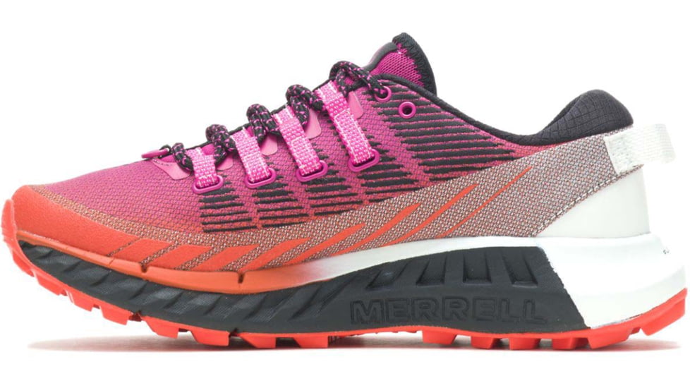 Merrell Agility Peak 4 Shoes - Womens, Fuchsia/Tangerine, 9, J067524-M-9