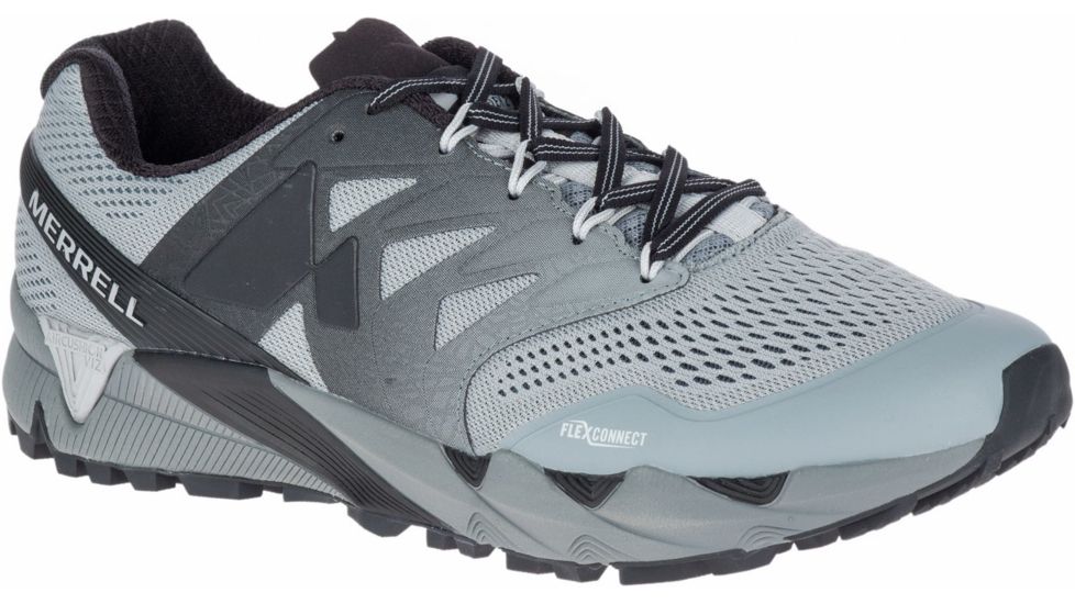 Merrell Agility Peak Flex 2 E-Mesh Trail Running Shoe, Medium - Mens, Monument, 13 US J12507-20-13