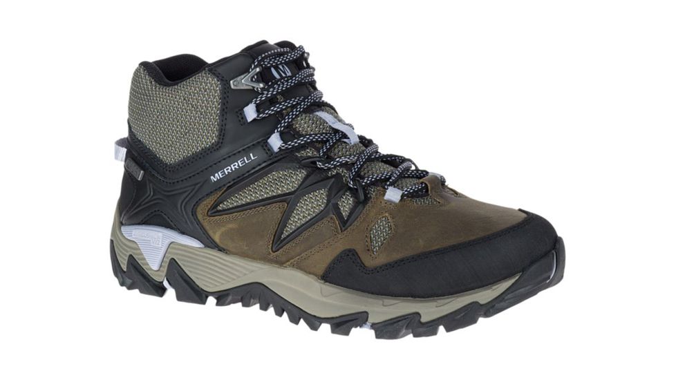 Merrell All Out Blaze 2 Mid Waterproof Hiking Boots - Womens, Dark Olive, 7, Medium, J09376-7