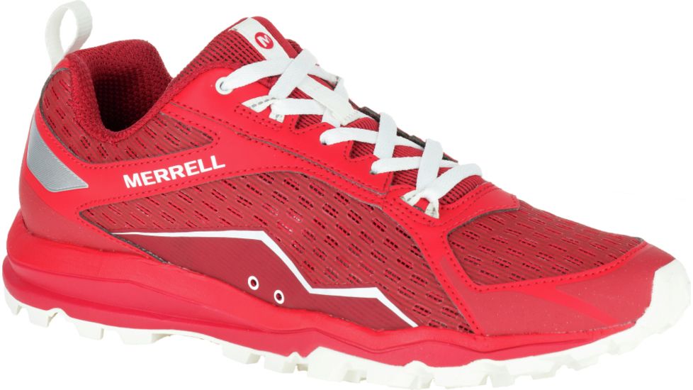 All Out Crush Trail Running Shoe - Mens-Red-Medium-13