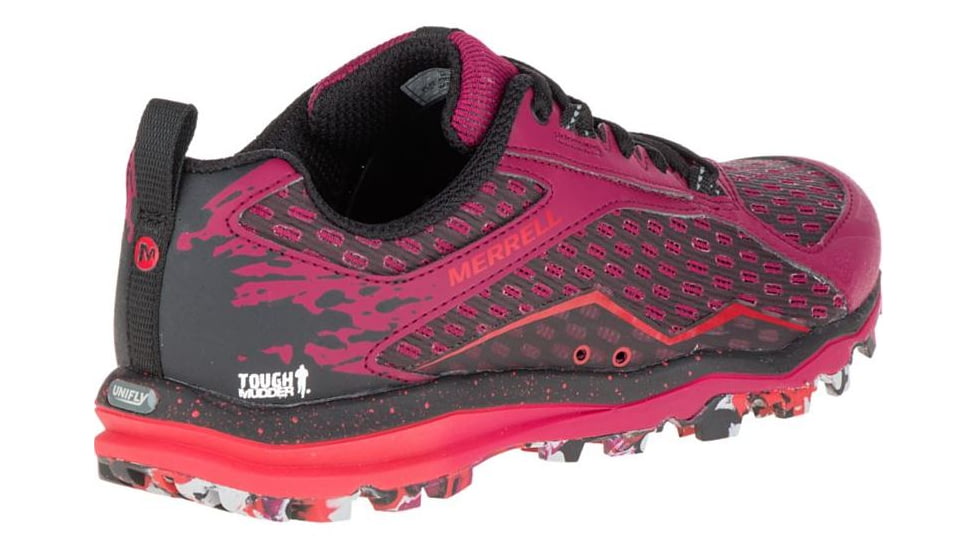 Merrell All Out Crush Trail Running Shoe - Women's-Beet Red-Medium-6
