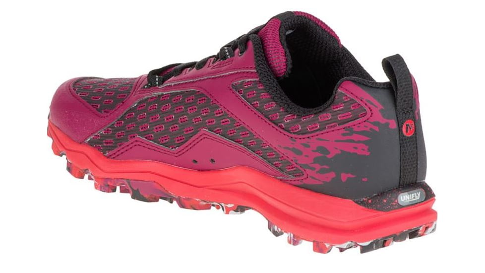 Merrell All Out Crush Trail Running Shoe - Women's-Beet Red-Medium-6