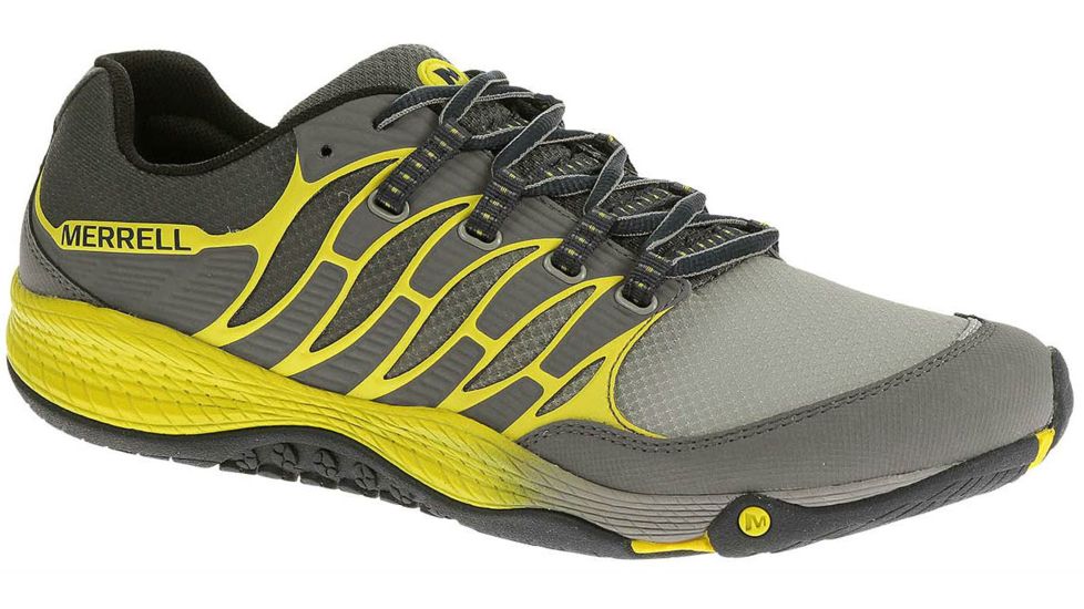 Merrell All Out Fuse Trail Running Shoe - Men's-Carbon/Lantern-Medium-13 US