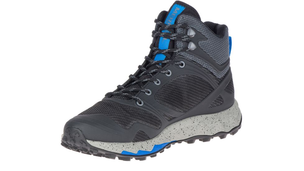 Merrell Altalight Knit Mid Hiking Shoes - Mens, Black, 9 US, J033193-09.0
