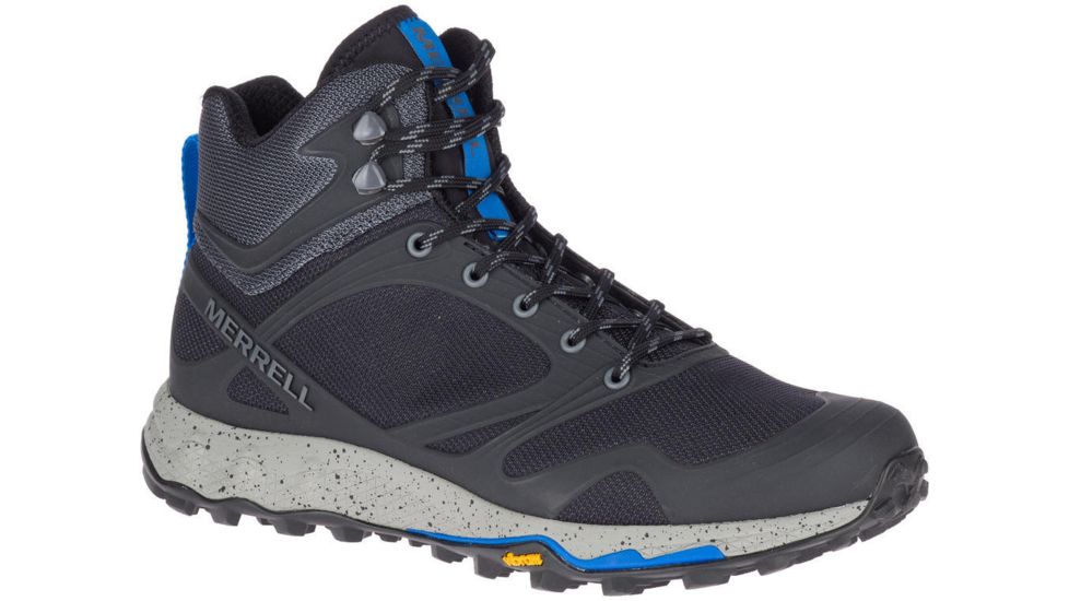 Merrell Altalight Knit Mid Hiking Shoes - Mens, Black, 9 US, J033193-09.0