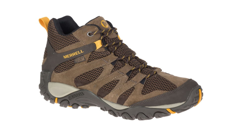 Merrell Alverstone Mid Waterproof Hiking Boots - Mens, Merrell Stone, Medium 11, J48535-11