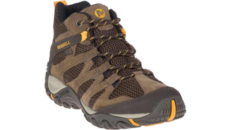 Merrell Alverstone Mid Waterproof Hiking Boots - Mens, Merrell Stone, Medium 11, J48535-11