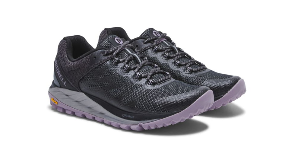 Merrell Antora 2 Trail Running Shoes - Womens, Black/Shark, 07.5, J066848-7.5