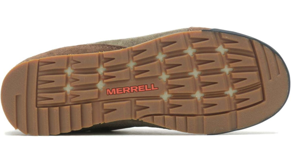 Merrell Burnt Rock Travel Suede Shoes - Mens, Dusty Olive, 11.5, Regular, J95233-11.5