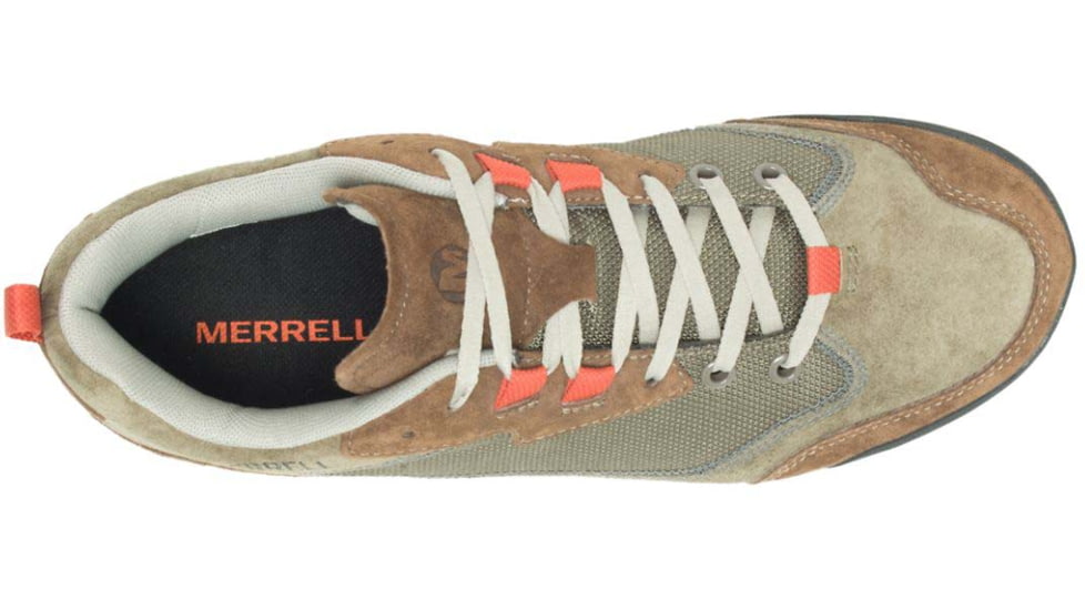 Merrell Burnt Rock Travel Suede Shoes - Mens, Dusty Olive, 11.5, Regular, J95233-11.5