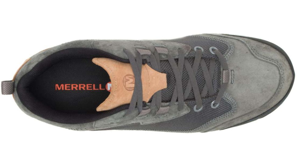 Merrell Burnt Rock Travel Suede Shoes - Mens, Granite, 7.5, Regular, J95237-7.5