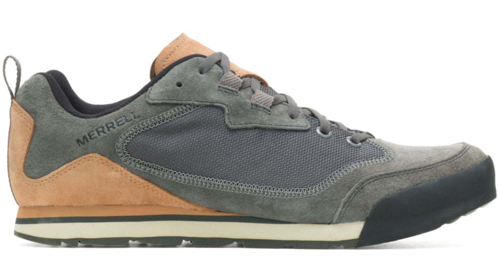 Merrell Burnt Rock Travel Suede Shoes - Mens, Granite, 7.5, Regular, J95237-7.5