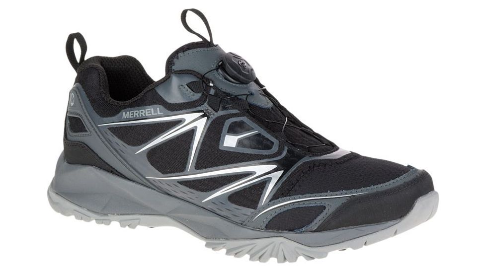 Merrell Capra Bolt Boa Hiking Shoe - Men's -Black-13-Medium