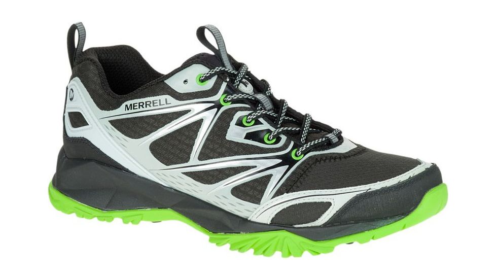 Merrell Capra Bolt Hiking Shoe - Men's-Black/Silver-Medium-8.5