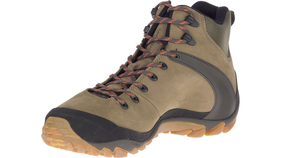 Merrell Cham 8 LTR Mid WP Hiking Shoes - Mens, Olive, 10 US, J033441-10.0