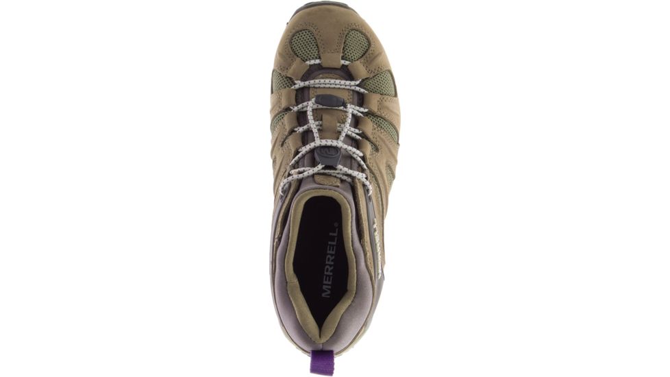 Merrell Cham 8 Stretch Hiking Shoes - Womens, Olive, 7 US, J033350-07.0