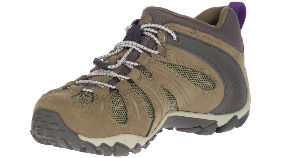 Merrell Cham 8 Stretch Hiking Shoes - Womens, Olive, 7 US, J033350-07.0
