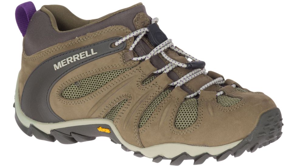Merrell Cham 8 Stretch Hiking Shoes - Womens, Olive, 7 US, J033350-07.0