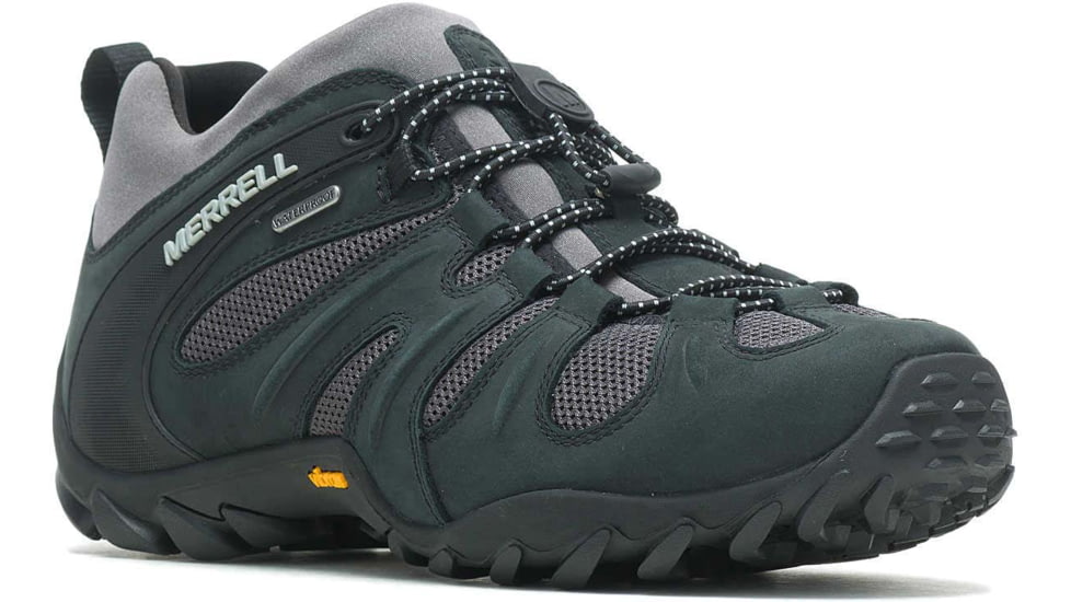 Merrell Cham 8 Stretch Waterproof Boots - Mens, Black/Grey, 11.5 US, J034177-11.5