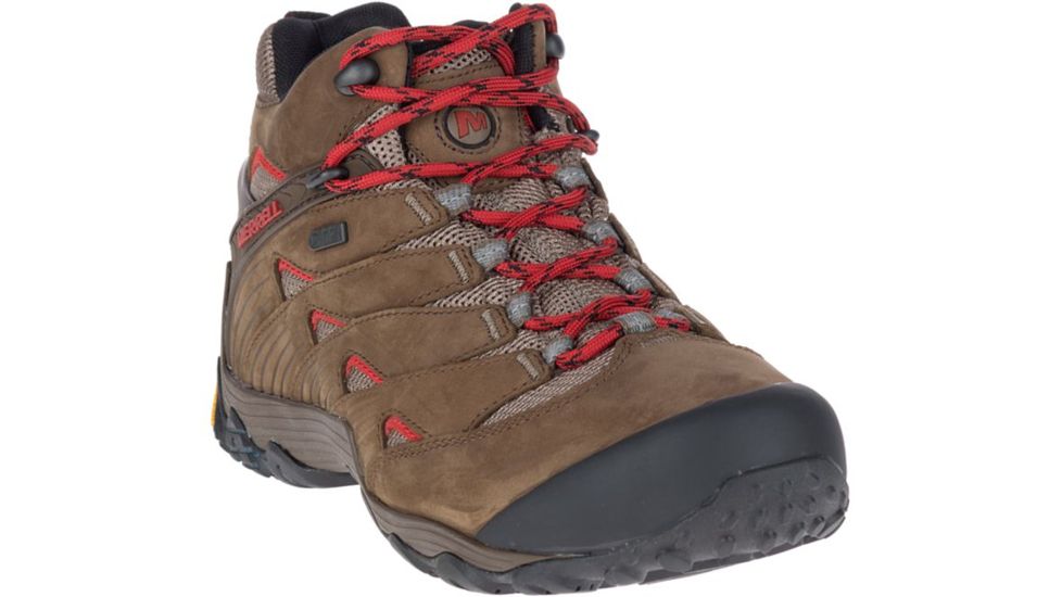 Merrell Chameleon 7 Mid Waterproof Hiking Boots - Men's, Boulder, 11, Medium, J12041-11
