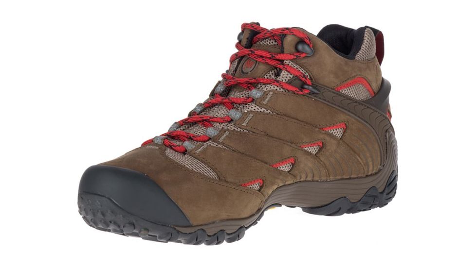 Merrell Chameleon 7 Mid Waterproof Hiking Boots - Men's, Boulder, 11, Medium, J12041-11
