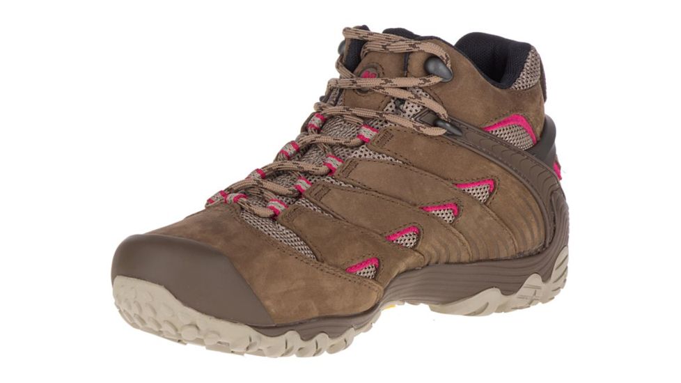 Merrell Chameleon 7 Mid Waterproof Hiking Boots - Women's, Merrell Stone, 7, Medium, J12040-7