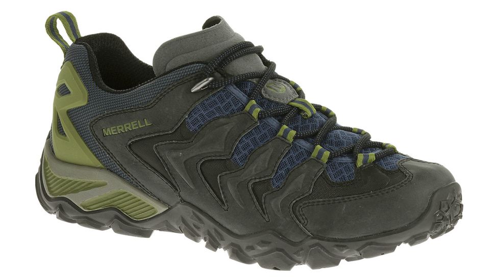 Merrell Chameleon Shift Ventilator Hiking Shoe - Mens-Castle Rock/Tahoe Blue-Medium-10 US