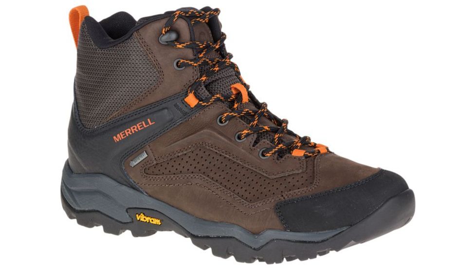 Merrell Everbound Mid GTX Backpacking Boot - Men's-Dark Earth-Medium-8