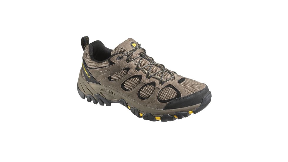 Merrell Hilltop Ventilator Hiking Shoe - Men's-Bungee/Old Gold-Medium-8 US